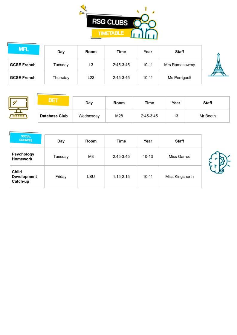 RSG Clubs Timetable (2)